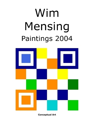 Book cover for Wim Mensing Paintings 2004