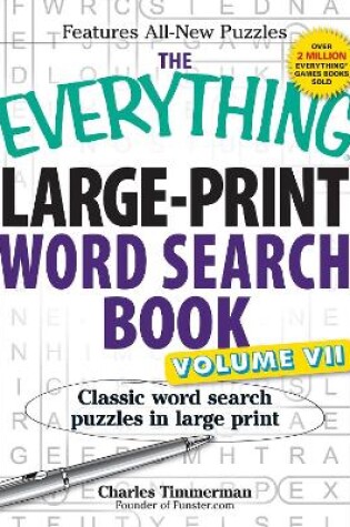 Cover of The Everything Large-Print Word Search Book, Volume VII