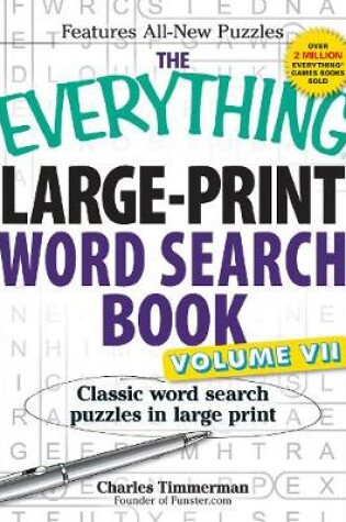 Cover of The Everything Large-Print Word Search Book, Volume VII