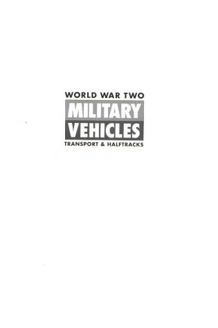 Cover of World War Two Military Vehicles
