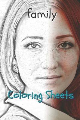 Book cover for Family Coloring Sheets