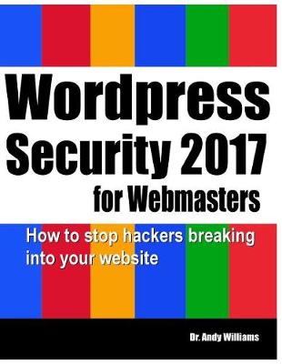 Book cover for Wordpress Security for Webmasters 2017