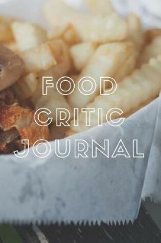 Cover of Food Critic Journal