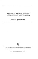 Book cover for Political Powerlessness