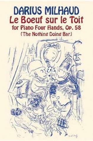 Cover of Le Boeuf Sur Le Toit for Piano Four Hands