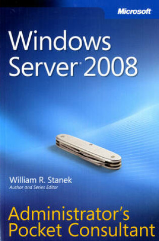 Cover of Windows Server 2008 Administrator's Pocket Consultant