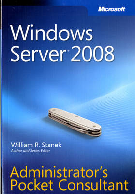 Book cover for Windows Server 2008 Administrator's Pocket Consultant