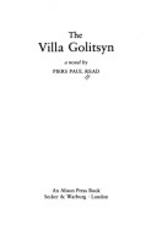 Cover of The Villa Golitsyn