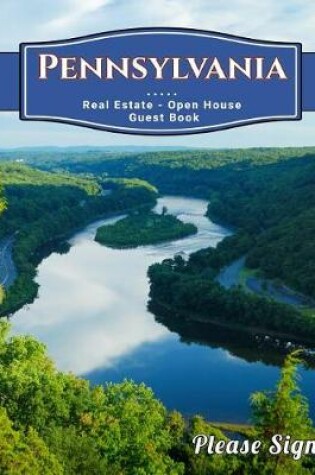 Cover of Pennsylvania Real Estate Open House Guest Book