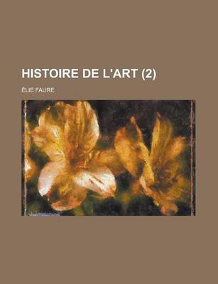 Book cover for Histoire de L'Art (2 )