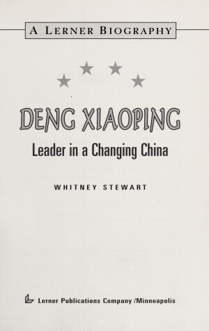 Book cover for Deng Xiaoping