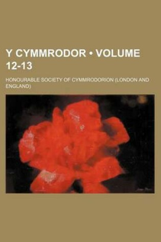 Cover of Y Cymmrodor (Volume 12-13)