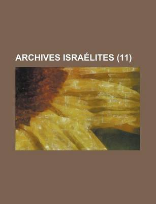 Book cover for Archives Israelites (11)