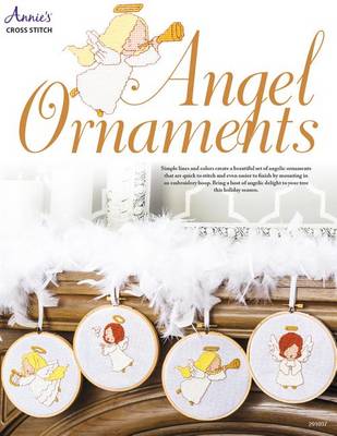 Book cover for Angel Ornaments Cross Stitch