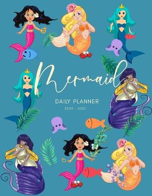 Book cover for 2020 2021 15 Months Mermaid Daily Planner
