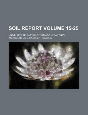 Book cover for Soil Report Volume 15-25