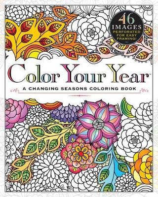 Book cover for Color Your Year: a Changing Seasons Coloring Book