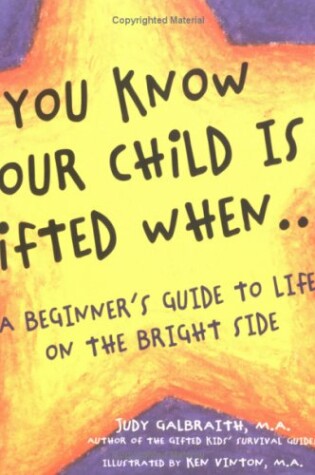 Cover of You Know Your Child is Gifted When