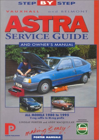 Book cover for Vauxhall Astra and Belmont Service Guide and Owner's Manual