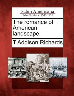 Book cover for The Romance of American Landscape.