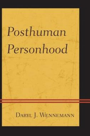 Cover of Posthuman Personhood