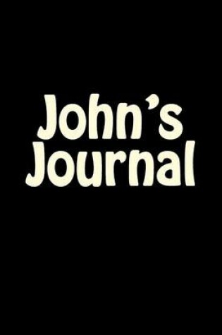 Cover of John's Journal