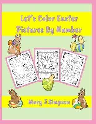 Cover of Let's Color Easter Pictures By Number