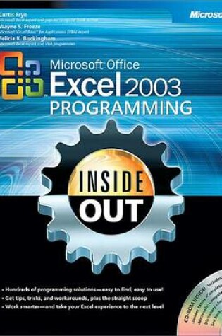 Cover of Microsoft(r) Office Excel 2003 Programming Inside Out