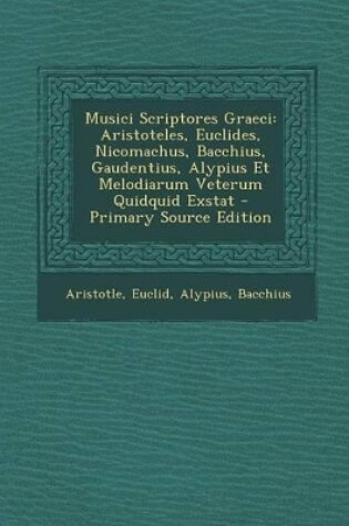 Cover of Musici Scriptores Graeci