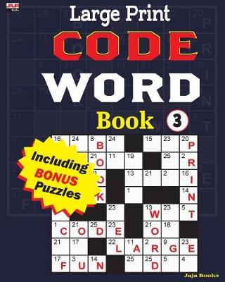 Book cover for Large Print CODE WORD Book 3