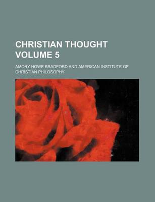 Book cover for Christian Thought Volume 5