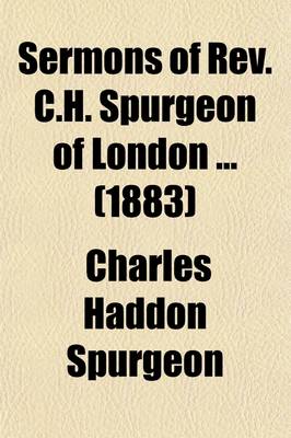Book cover for Sermons of REV. C.H. Spurgeon of London (Volume 8)
