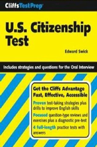 Cover of Cliffstestprep U.S. Citizenship Test