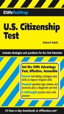 Book cover for Cliffstestprep U.S. Citizenship Test