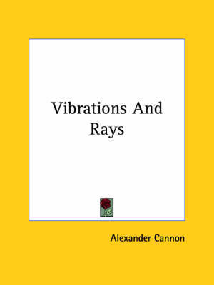 Book cover for Vibrations and Rays