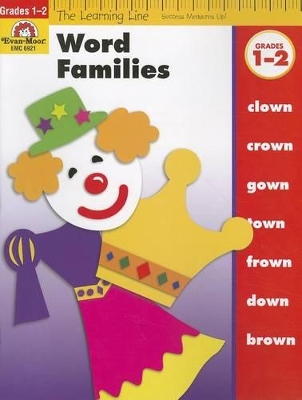 Book cover for Learning Line: Word Families, Grade 1 - 2 Workbook