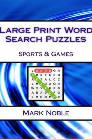 Cover of Large Print Word Search Puzzles