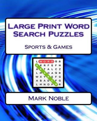 Book cover for Large Print Word Search Puzzles