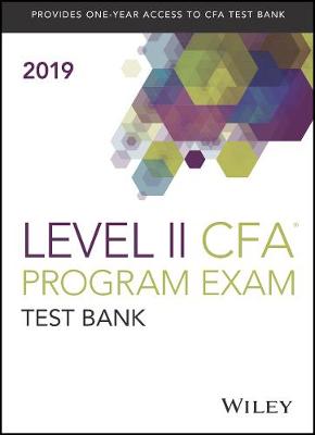 Book cover for Wiley Study Guide + Test Bank for 2019 Level II CFA Exam