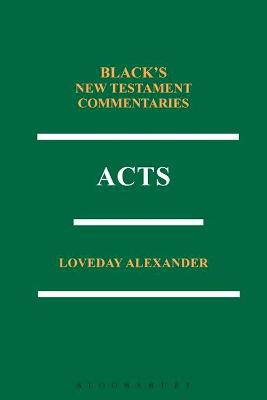 Book cover for Acts: Black's New Testament Commentaries Series