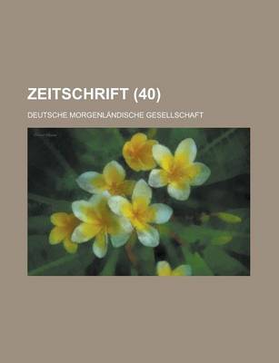 Book cover for Zeitschrift (40)