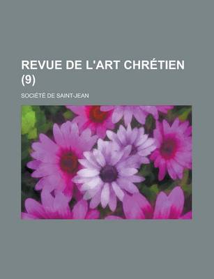 Book cover for Revue de L'Art Chretien (9)