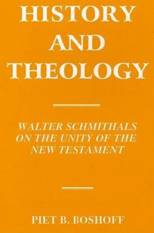 Cover of History and Theology