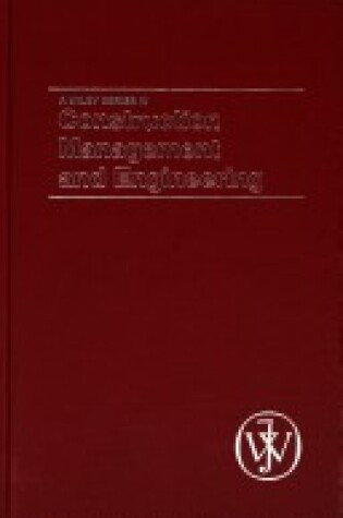 Cover of Management, Machines and Methods in Civil Engineering