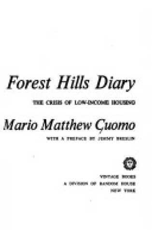 Cover of Forest Hills Dia V173