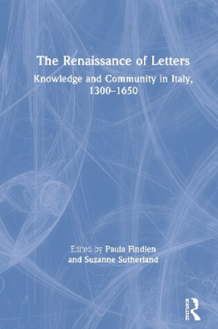 Cover of The Renaissance of Letters
