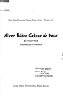 Book cover for Alvar Nunez Cabeza De Vaca