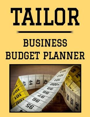 Book cover for Tailor Business Budget Planner