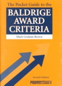 Book cover for Pocket Guide Baldrige 7E )