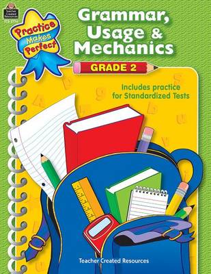 Book cover for Grammar, Usage & Mechanics Grade 2